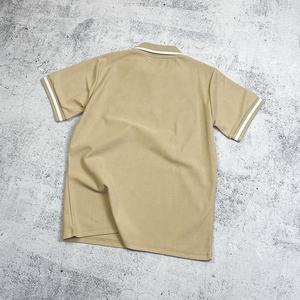 Embroidery <b>Chest</b> Logo Polo Shirt for Men Streetwear High Quality Summer Daily Use Short Sleeves Down Collar Men's Polo Shirts - Product Image 2