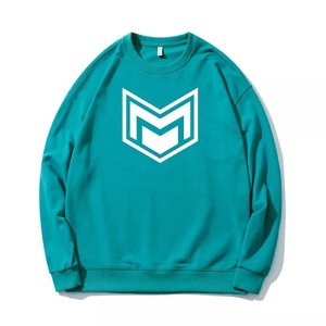 Sweat-shirt à col rond personnalisé 100% coton éponge français sweat-shirt à col rond blanc surdimensionné Streetwear luxe sweat à capuche à col rond - Product Image 1