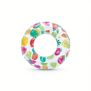 Bouée de natation gonflable de 61 cm avec roues 3/S – Accessoire ludique pour activités aquatiques - Product Image 1