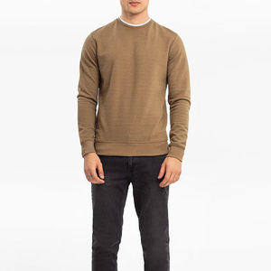 Sudadera térmica transpirable 100% algodón con cuello redondo, diseño estampado, ligera y personalizada para hombre. - Product Image 2