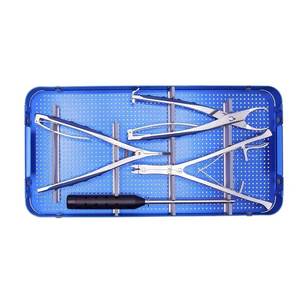ชุดเครื่องมือผ่าตัดกระดูกสันหลังแบบใช้กับสกรู Pedicle Screw ยี่ห้อ Premium Tegra SURGICAL จำนวน 31 ชิ้น ทำจากสแตนเลสสตีล สำหรับการผ่าตัดกระดูกสันหลังแบบแมนนวล ใช้ซ้ำได้ - Product Image 4