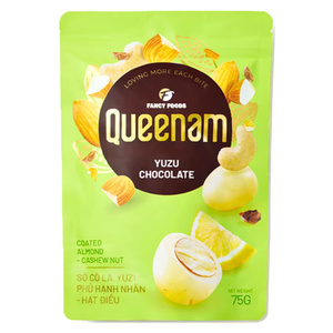 Vente directe du fabricant, service OEM/ODM, chocolat drageé HALAL, chocolat au yuzu, amandes et noix de cajou enrobées de chocolat, 75 g, en-cas, bonbons - Product Image 1