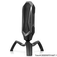 Micrófono RGB Profesional para Streaming y Podcasting, Micrófono de Condensador USB de Escritorio con Reducción de Ruido para Grabación de Voz
