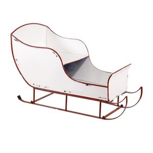Top Selling Metal Iron Luxury Design Galvanized Metal Sleigh for Christmas <b>Decor</b> Made With Customized Sizes With Sizes - Product Image 3