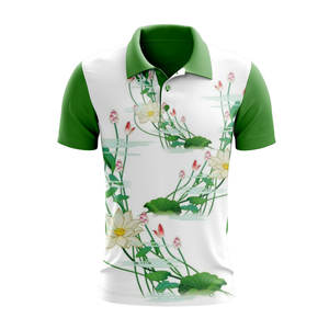 เสื้อโปโลปักลายใหม่ ผ้าโพลีเอสเตอร์ผสมสแปนเด็กซ์ ระบายอากาศได้ดี แห้งเร็ว สำหรับผู้ชาย - Product Image 3