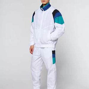 Custom Logo Jogging Suit <b>Wind</b> <b>Breaker</b> Tracksuit Set Zip up Men Heavy Weight Oversized Windbreaker Tracksuit for Men's - Product Image 1