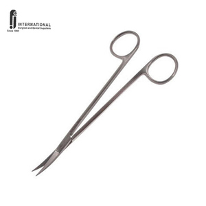 Tijeras Quirúrgicas Curvas de Acero Inoxidable Alemán de Alta Calidad F.J. INTERNATIONAL con Inserto de Carburo de Tungsteno, Filo Afilado, CE, Manuales - Product Image 6