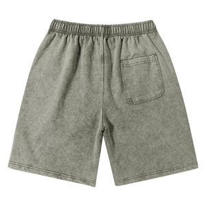 Nouvelles arrivées : Shorts décontractés pour femmes, style streetwear, délavés à l'acide, avec impression de logo personnalisé, pour l'été. - Product Image 4