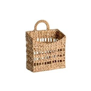 Handwoven Water Hyacinth <b>Hanging</b> <b>Basket</b> Multi-Purpose Natural <b>Basket</b> Storage Organizer for House <b>Garden</b> Pantry Farmhouse - Product Image 1