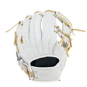 Gants de baseball en cuir de qualité supérieure, design pour l'entraînement, la pratique et les matchs, ajustement confortable et robuste. - Product Image 2