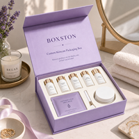 Fournisseur de boîtes rigides de luxe personnalisées à couvercle rabattable magnétique en forme de livre, boîte en papier, coffret cadeau haut de gamme pour cosmétiques, emballage avec éponge
