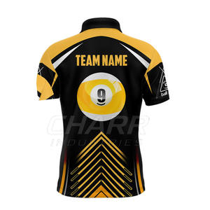 Camiseta de Polo de Secado Rápido para Billar, Ropa Deportiva de Alto Rendimiento para Torneos, Bajo MOQ - Product Image 4