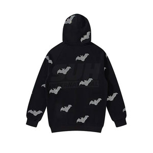 Sudaderas con Cremallera y Pedrería para Hombre, Servicio OEM, 100% Algodón, Alta Calidad, Venta al Por Mayor - Product Image 2