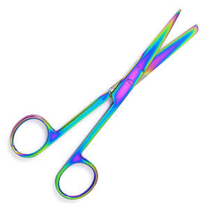 เครื่องมือผ่าตัดทางการแพทย์ กรรไกรผ่าตัดโค้งทำจากเหล็กกล้าไร้สนิม - Product Image 1