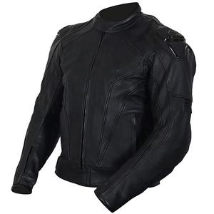 Chaqueta de Motocicleta de Cuero de Alta Calidad para Hombre, Ropa de Motociclista, Chaqueta de Cuero Impermeable para Motociclismo de Carreras - Product Image 2