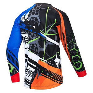 Maillot de cyclisme pour hommes, manches longues, chemise de Motocross, vêtements de course hors route, respirant, séchage rapide, léger, pour vélo de montagne, BMX, descente - Product Image 3