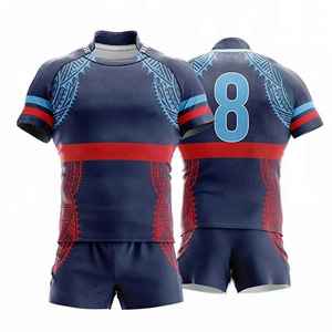 Vente Flash 2025 Nouvel Uniforme de Rugby de Haute Qualité pour Hommes et Nouveau Design Uniformes de Rugby à Bas Prix pour Hommes et Unisexe - Product Image 1