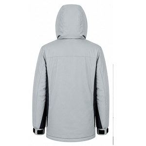 Veste parka d'hiver décontractée pour homme avec capuche réglable, isolation matelassée de qualité supérieure, finition hydrofuge et poches utilitaires - Product Image 2