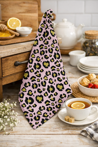 Essuie-tout de cuisine en coton à imprimé floral violet, serviette décorative pour la cuisine et la salle à manger, lavable en machine, imprimé à la main - Product Image 5