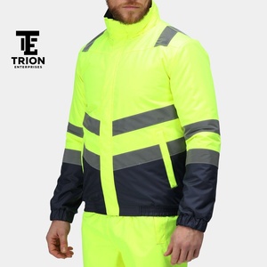 Vêtements de travail réfléchissants pour travailleurs lourds, veste haute visibilité, imperméable, construction industrielle, vêtements de travail haute visibilité, sur mesure, hiver - Product Image 4