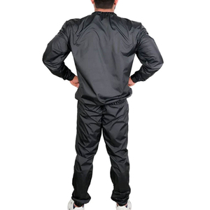 Combinaison de sudation pour la perte de poids, combinaison de sauna avec veste et pantalon à fermeture éclair, combinaison de sauna haut de gamme pour la course à pied et la boxe - Product Image 6