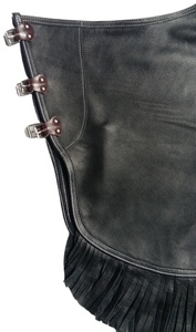 New Arrival Leather Half <b>Chaps</b> English Style Comfortable Elastic Design Metal Button Horse Equestrian <b>Riding</b> Very Low - Product Image 5