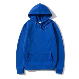 Men's Red Hooded Sweatshirt Regular Fit Solid Color Casual Knitted Cotton <b>Hoodie</b> With Pocket Autumn Wear new design - Product Image 4