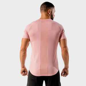 Camiseta Deportiva de Compresión para Hombre, Corte Ajustado, Manga Corta, Cuello Redondo, Spandex/Nylon, Secado Rápido, para Entrenamiento de Alto Rendimiento - Product Image 4