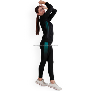 Nardon Apparel Custom Logo Streetwear Color Terry Toweling <b>Bodysuit</b> Tracksuits Short Sweatshirt Pants 4 Piece Set for Woman - Product Image 4