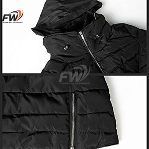 Chaqueta Acolchada Unisex OEM al Por Mayor, Precio Económico, Nuevo Diseño, con Logotipo Personalizado, Chaqueta Acolchada con Cremallera y Resistente al Viento para Mujer - Product Image 5