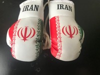 Mini-gants de boxe personnalisés de haute qualité pour accessoires de voiture, mini-drapeaux personnalisés, mini-gants de boxe pour porte-clés de voiture.