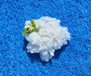 Fibre creuse conjuguée siliconée HCS 7Dx32mm 100% polyester antistatique recyclable pour garnissage de tissu non tissé - Product Image 3