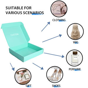 Custom Eco-Friendly Biodegradable Corrugated Shipping Mailer <b>Paper</b> <b>Box</b> Glossy Lamination UV Embossed Double-sided Printing <b>Box</b> - Product Image 4