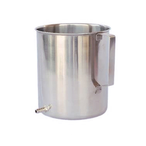 Gray Rocks -7879-99 Irrigador manual de acero inoxidable para enema, tipo cubo, para uso hospitalario, con asa, certificado CE Clase I - Product Image 5