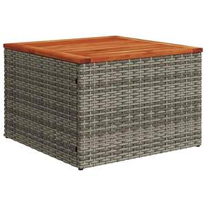 Juego de sofás de patio de ratán sintético gris de 6 piezas con cojines, muebles de exterior exclusivos para EE. UU. - Product Image 6