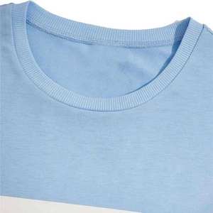 ชุดกีฬาผู้ชายฤดูร้อนแบบลำลอง 2 ชิ้น เสื้อและกางเกงขาสั้น ระบายอากาศได้ดี เหมาะสำหรับออกกำลังกาย พร้อมโลโก้สั่งทำได้ คุณภาพสูง ผ้าฝ้าย 100% - Product Image 3