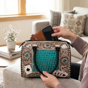 Vintage Women's <b>Handbag</b> Genuine Leather Bags Shoulder Bags Leather <b>Handbags</b> for Women - Product Image 5