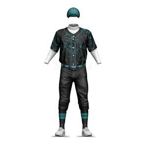 Uniforme de Béisbol Personalizado de Fábrica, Uniforme de Béisbol con el Último Diseño - Product Image 3