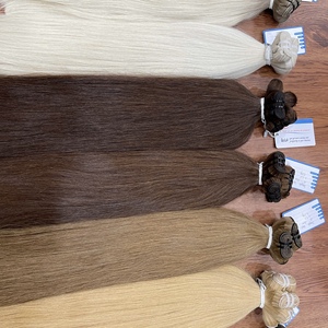 Extensions de cheveux humains vietnamiens haut de gamme personnalisées pour salon de coiffure, double trame, qualité supérieure - Product Image 4