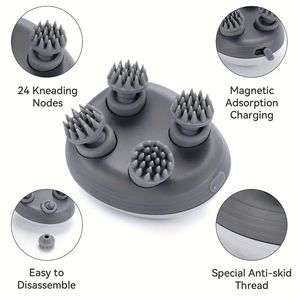 Massaggiatore Elettrico Portatile per Animali Domestici con 4 Testine Rotanti per Rilassare i Muscoli di Cani e Gatti - Product Image 1