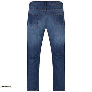 Jeans de Mezclilla Elásticos Personalizados para Hombre, de Alta Calidad, Color Azul Medio, Lavado a la Piedra, Corte Slim Fit, Pantalones Casuales de Algodón para Hombre, Tallas Grandes - Product Image 3