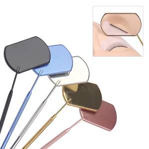 Miroir de Maquillage Portable Morje en Acier Inoxydable de Haute Qualité, Outil de Beauté Plat et Mini pour l'Extension et l'Inspection des Cils - Product Image 2