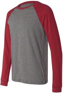 Camiseta de Manga Larga Estilo Béisbol con Cuello Redondo para Hombre, 100% Algodón, Antiarrugas, 220g, Manga en Contraste, Casual, con Logotipo Personalizado en la Parte Delantera - Product Image 6