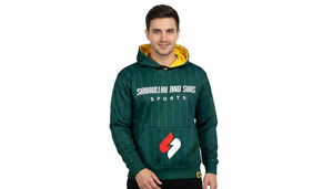 Custom <b>Polyester</b> <b>Hoodie</b> Soft Fabric Lightweight Breathable Casual Pullover Long Sleeve Comfortable Fit Everyday Wear - Product Image 3