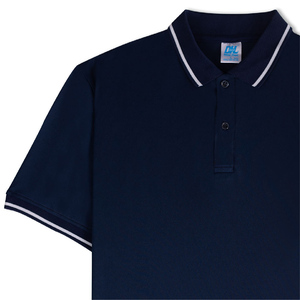 Polo de Alta Calidad Personalizado para Hombre, 100% Algodón, con Logotipo Bordado, Diseño Sólido, Manga Corta - Product Image 5