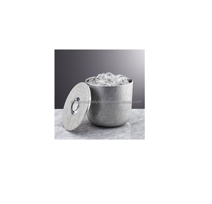 Premium Quality Metal Ice <b>Bucket</b> <b>With</b> Airtight <b>Lid</b> And Tong Set Ideal For Hotels Restaurants And Catering Supplies - Product Image 6