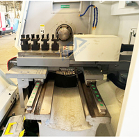 Tour CNC entièrement automatique CK6140, centre de tournage horizontal adapté au traitement des métaux, petit tour CNC CK6140