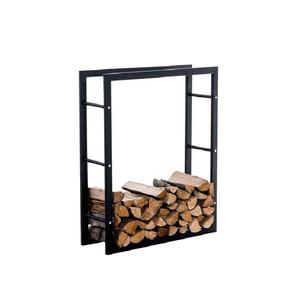 Porte-bois en métal au design moderne, parmi les plus vendus, pour le rangement du bois, avec couleur et dimensions personnalisables pour jardin et foyer domestique - Product Image 3