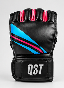 MMA Martial Arts <b>Gloves</b> Premium PU Leather Training <b>Gloves</b> Padded <b>Knuckle</b> Hand Protection Adjustable Wrist Support Breathable - Product Image 2