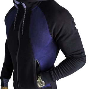 Costume de Jogging pour homme, combinaison en coton et Polyester, coupe Slim, uni, bon marché, vente en gros - Product Image 3